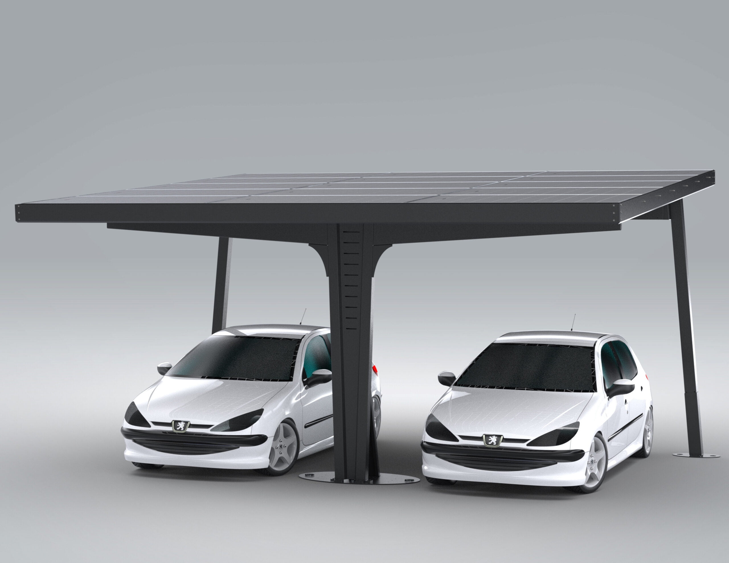 carport abris photovoltaique voiture k3 1