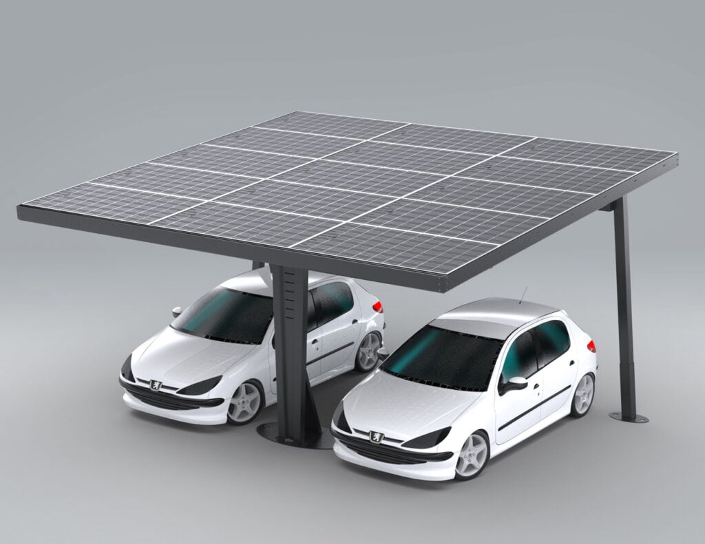 carport abris photovoltaique voiture